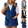 Cowboy Vest, Camisole, Trendy Denim Sleeveless Vest