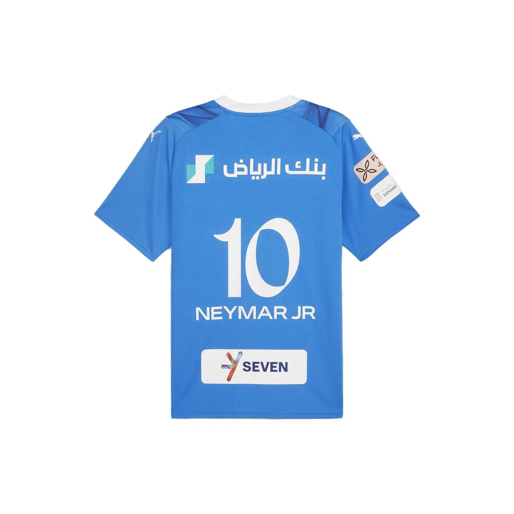 Puma Al Hilal Home Football Jersey Neymar Jr Replica With Letter Print and V-Neck Men Tops Ignite-Blue 780045-01