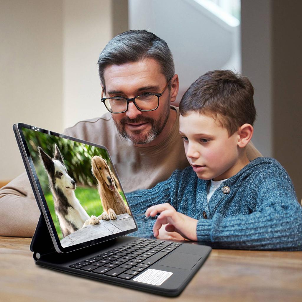 Волшебная клавиатура Многофункциональный трекпад с подсветкой Беспроводное BT-соединение Долгое время работы батареи Полная защита Подходит для