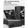 Броня противоударный чехол для Samsung Galaxy Z Fold 6 5 4 3 5G чехол с кольцом магнитный держатель металлическая подставка Foldbale