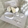1Box Contact Lenses Case Simple Beauty Pupil Storage Box Women Travel Cosmetic Lens Container W/Suction Rod Tweezers Mirror