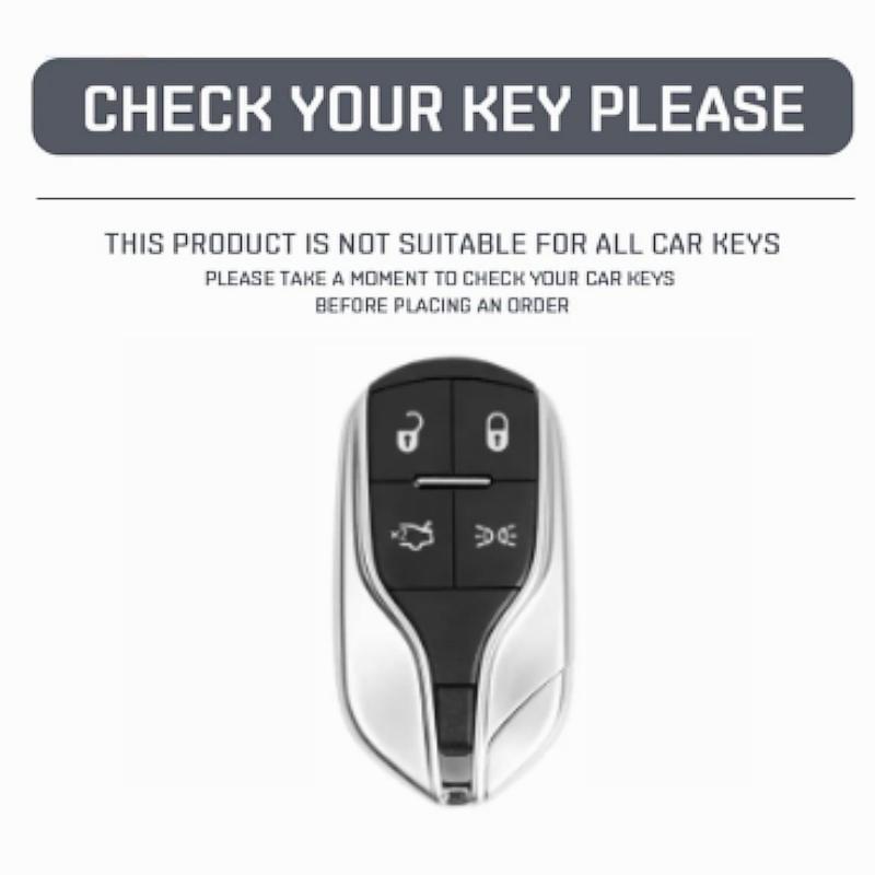 Металлический сплав Чехол для ключа автомобиля Защитная оболочка Держатель Набор Для Maserati Ghibli President Grecale Levante GranTurismo Quattroporte