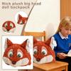 Plush Doll Backpack Big Head Doll Bag Creative And Cute Children's Storage Backpack