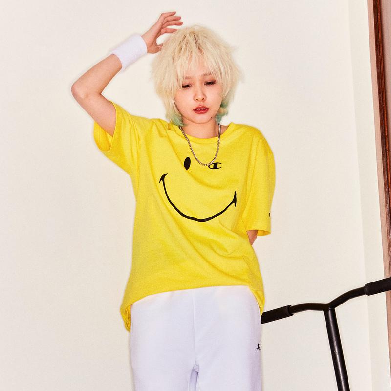 Champion x SMILEY SS22 T Shirt Unisex EM-VSS38