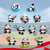 Craft Panda Skateboard Brooch Trinket Giant Panda Shape Badge  Girls/Boy Bag Gifts