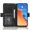 For Xiaomi Redmi 12 4G/12 5G (Global)/Note 12R 5G/Poco M6 Pro 5G Multiple Card Slots Flip Stand Phone Case PU Leather Wallet Cover