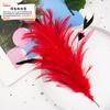 20Pcs57 Big Red Feather Diy Jewelry Accessories Clothing Handicrafts Decorative Materials