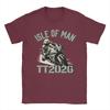 Motorcycle Sport Isle of Unisex TT Races  T Shirt Unisex  Vintage T Shirts Summer O Neck Harajuku Tees Design Oversize Clothing