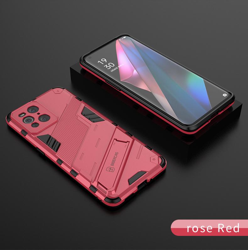 Armor Bracket Case For OPPO Find X3 Pro Realme 7 Narzo 20 C15 C12 V15 GT Reno 5 Pro Plus 4 Lite A93 5G A74 4G A53 A32 Back Cover