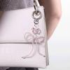 Fashionable Bowtie Charm Stylish Bowknot Shaped Keychain Bag Ornament Butterfly Knot Jewelry for Purses and Accessories