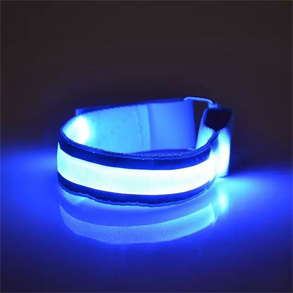 (Joy choose)Reflective LED Light Arm Armband Strap Safety Belt For Night Running Cycling