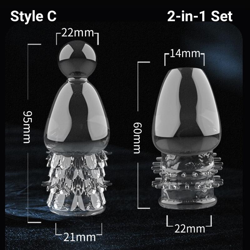 Задержка эякуляции Сексуальные товары для взрослых Десенсибилизированные частицы, покрытие головки, увеличение и утолщение пениса 2 шт.
