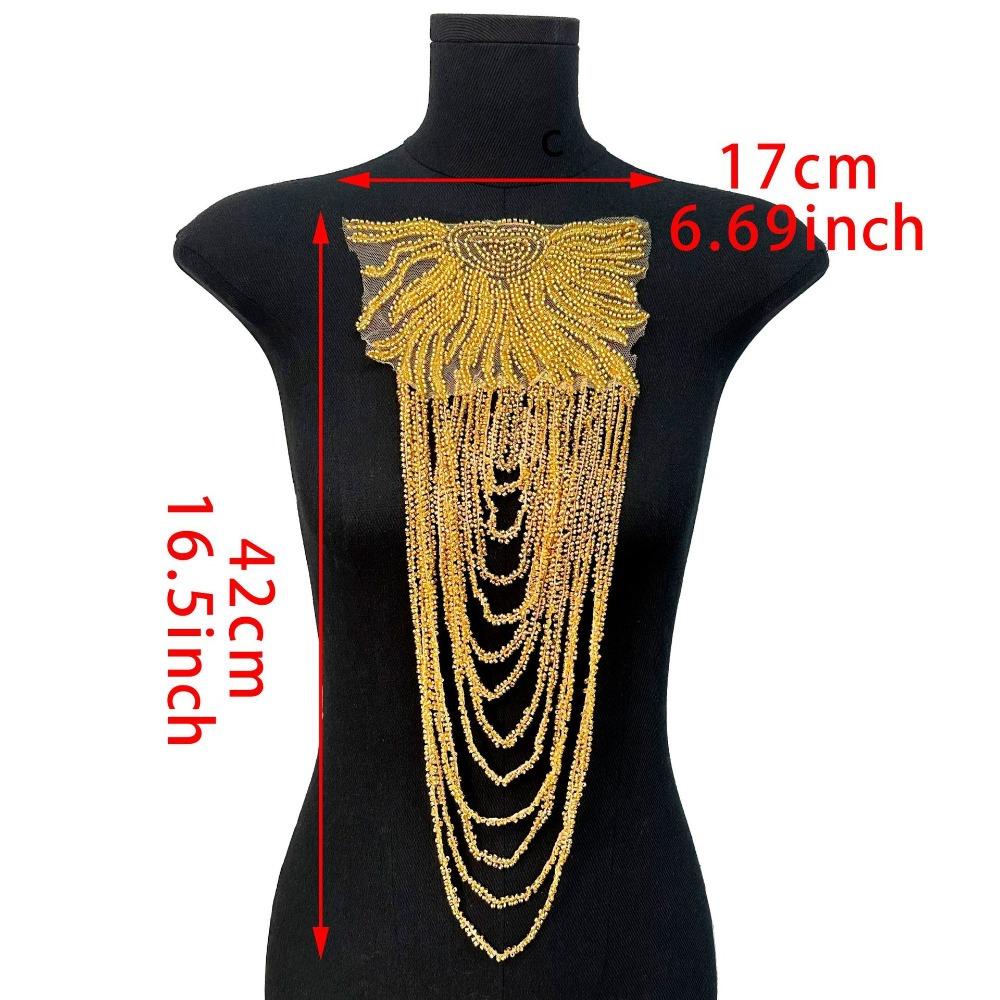 1PC Unisex Party Costume Epaulettes Glittering Shoulder Wrap Epaulet Stage Performances