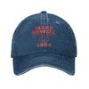 1984 Make Orwell Fiction Again Baseball Cap Casual Distressed Denim Dystopian World Sun Cap Unisex Outdoor Running Gift Hats Cap