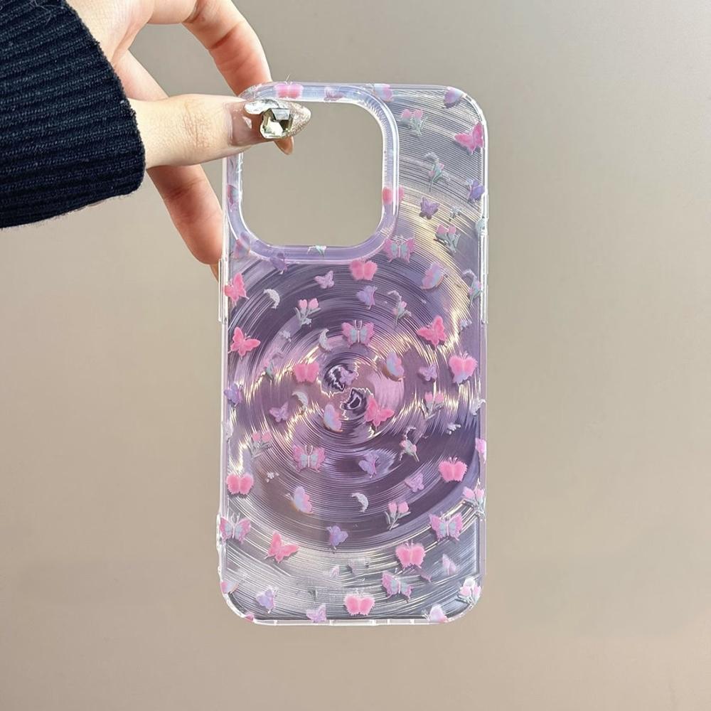 Чехол для телефона Vortex Laser для iPhone 11 Fundas iPhone 13 16 Pro Max 14 15 12 13promax, противоударный, мягкий, из ТПУ, чехол-бабочка