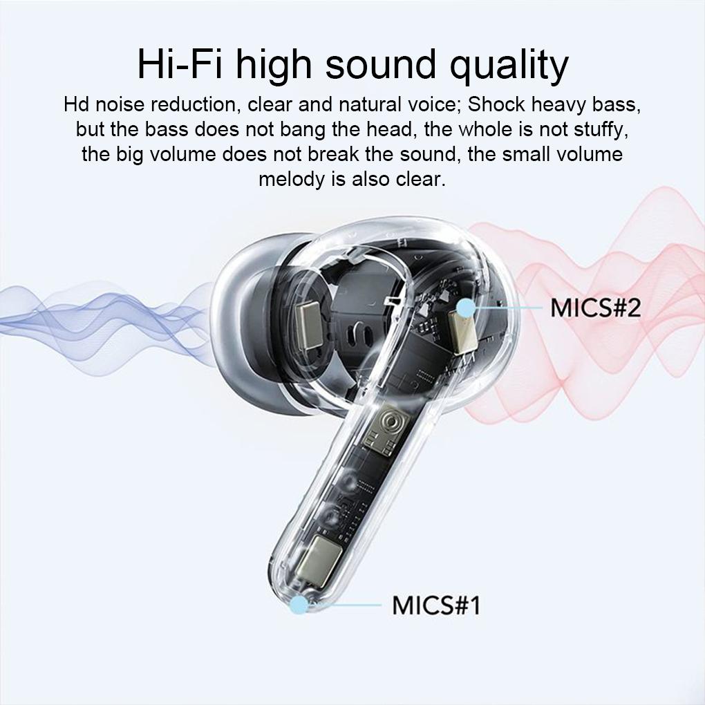 Bluetooth Earphone With LED Display And 48-Hour Playback Time Wireless Bluetooth Headset