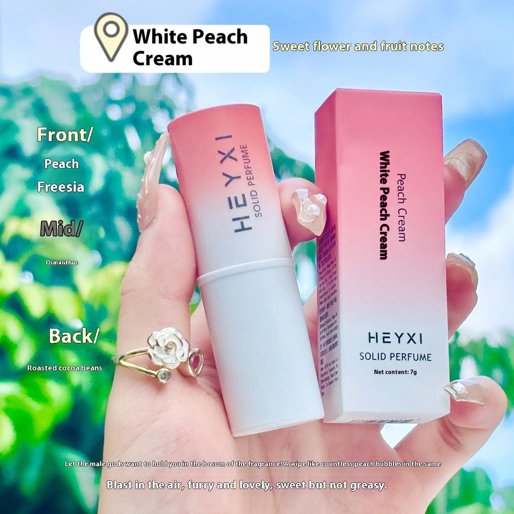 HEYXI Han Yuanxi Твердый бальзам Легкий аромат стойкий портативный твердый бальзам для тела для студентов мужского и женского пола