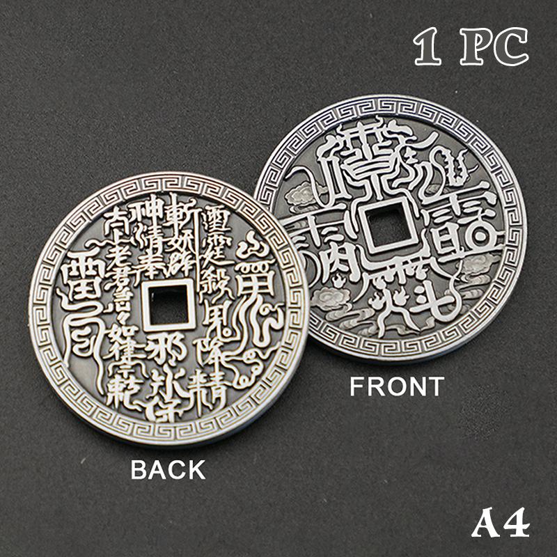 Модель древней китайской монеты Горные деньги духа Традиционный амулет Фэн-шуй Богатства Монета удачи Подвесное украшение