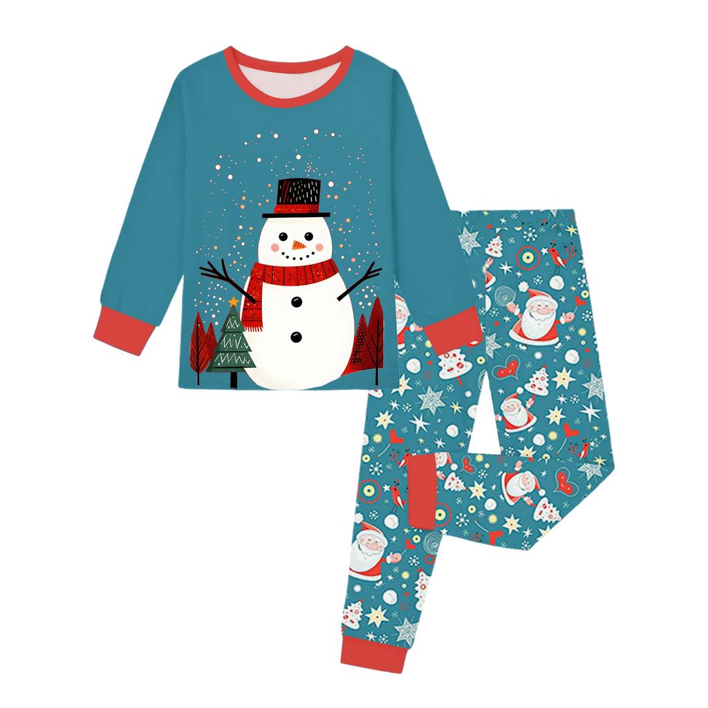 Детский модный костюм юбка топ с круглым вырезом и длинными рукавами брюки