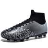 Футбольные бутсы 30-47 Мужские высокие носки Футбольные бутсы Молодежная спортивная обувь Футбольные тренировочные кроссовки Художественный макияж Газон Детские футбольные бутсы