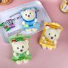 Новые Чипсы Медведь Креативный Подвеска Плюшевая Кукла Милый Брелок Аксессуары для Школьного Рюкзака Маленькой Девочки Кукла-Закуска