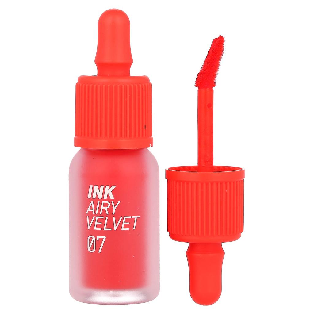 Ink Airy Velvet Lip Tint, 07 Heart Grapefruit, 4G(0.14Oz)