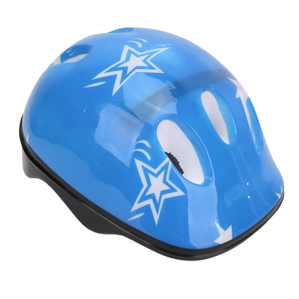 Skateboard Cycling Helmet for Kids Lightweight Adjustable Ventilation Bicycle Helmet for Children Blue