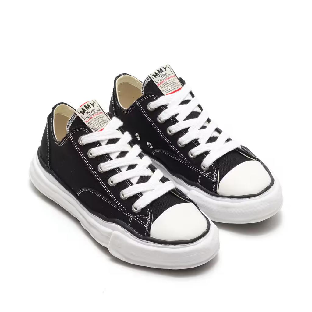 A01FW702-black Maison MIHARA YASUHIRO PETERSON Original Sole Canvas Low (Мужской)