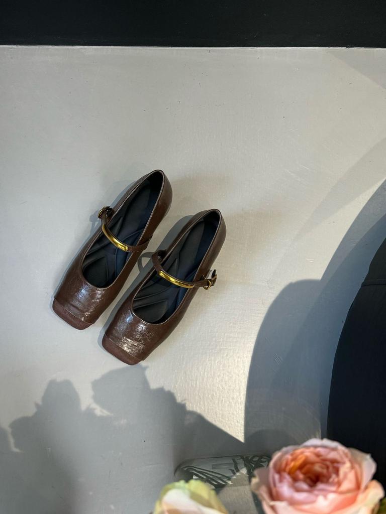 Inner Height Increase Mary Jane Black Single Shoes Women's Shoes 2025 New French Red Evening Breeze Gentle Retro Shoes