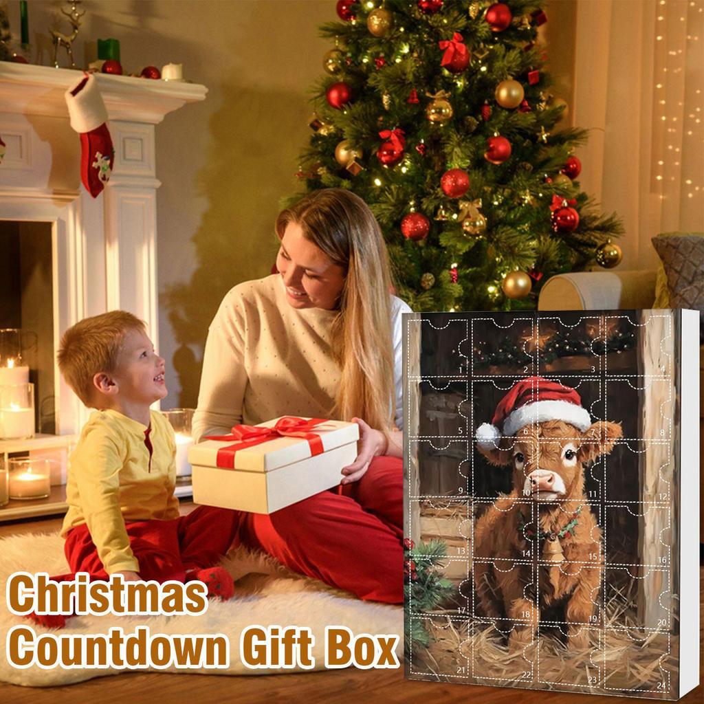 Advent Calendar Contains 24 Gifts, Cute Figures Doll Advent Calendar, Countdown Calendar With Surprise Toys, Collectible Figures Gift For Kids