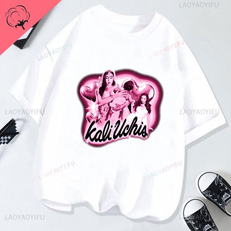 Футболка Kali Uchis Футболки KarlyMarina Loaiza Популярная Мода RB Латиноамериканская Музыка Одежда Streetwear Harajuku Женская Унисекс Футболка