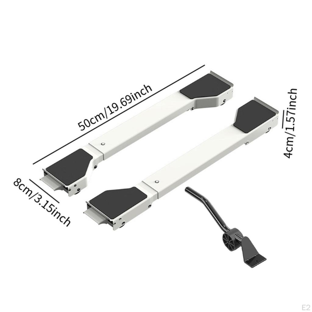 Extendable Appliance Rollers Dryers Holder Mobile Wheels Washing Machine Base for