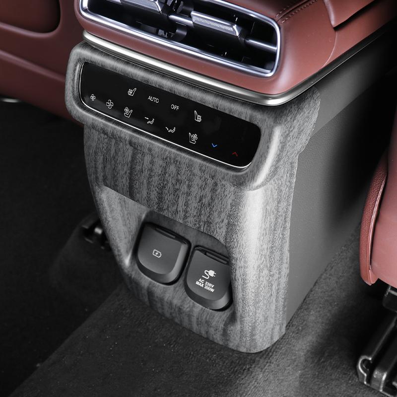 Car Interior Rear Air Vent Decorative Frame Cover Shift Extension Frame ABS For Genesis GV80 PE 2025 LHD/RHD Trim Accessories