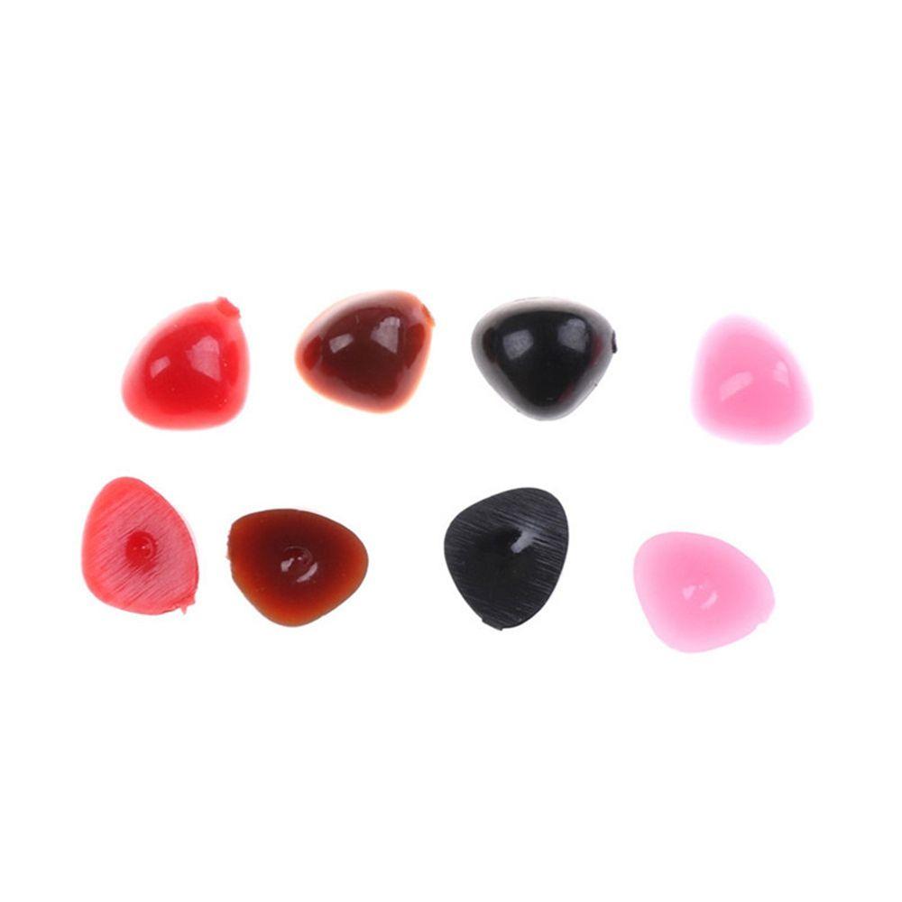 100 шт., пластиковый инструмент «сделай сам», пуговицы «медведь», треугольный нос, кукольные носы, защитные детали, аксессуары для кукол