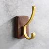 Крючки из натурального орехового дерева, декоративные держатели для ключей, крючки для вешалок для одежды, крючок для ванной комнаты, декор для кухни, держатель-органайзер