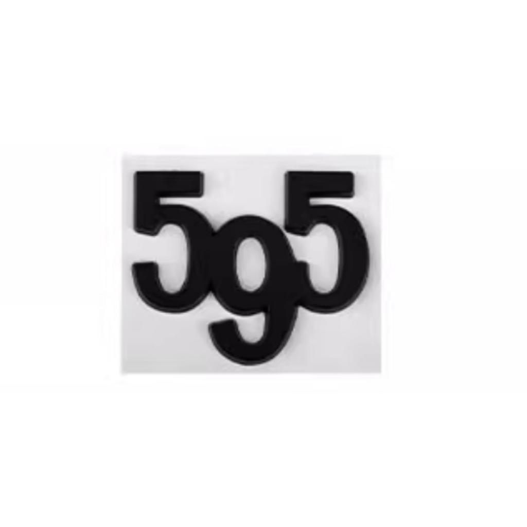Авто Стайлинг 595 695 3D Наклейки Металлические Значки Эмблемы Декали на Кузов Крыло Задний Багажник для Логотипа 595 695
