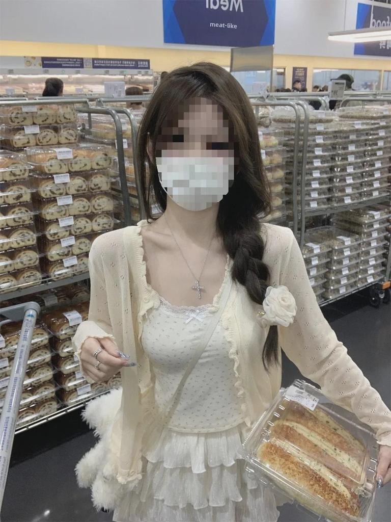 Шикарный летний свитер корейской ажурной вязки 2025 года — женский свободный, короткий, с длинными рукавами кардиган