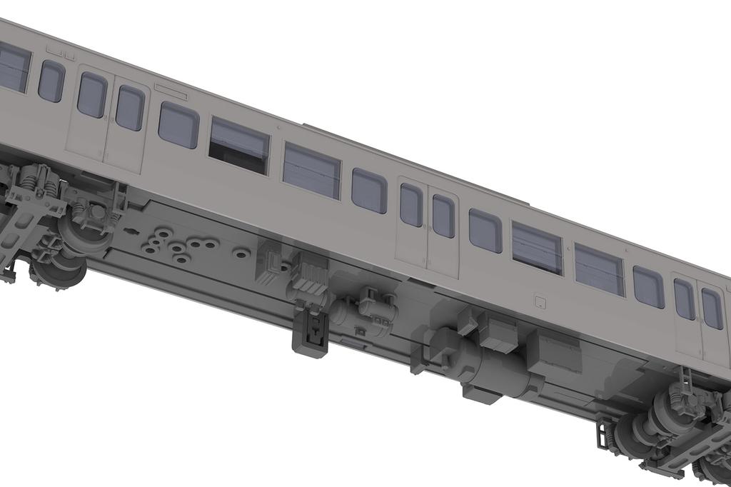 PM Office A PLUM JR East 115 Series 300 Series DC Train Saha 115 Unpainted Plastic Kit PP193 1/80