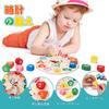 Деревянные игрушки Qizebaby для детей 2 и 3 лет, развивающие игрушки Монтессори, 6 шт., деревянные обучающие игрушки, игрушки для сопоставления фигур, музыкальные металлические колокольчики