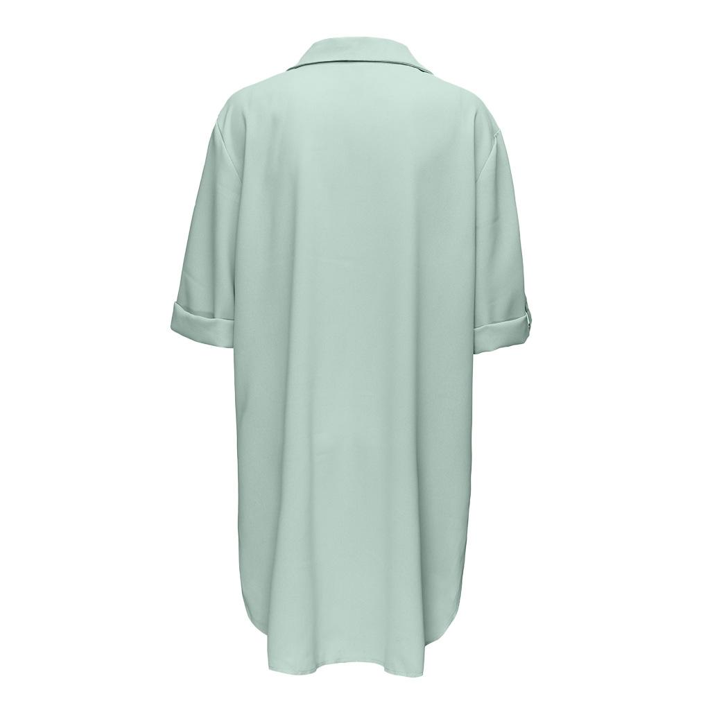 GMXIA Женская рубашка с глубоким воротником-поло, однотонная пляжная солнцезащитная одежда, купальники, накидки