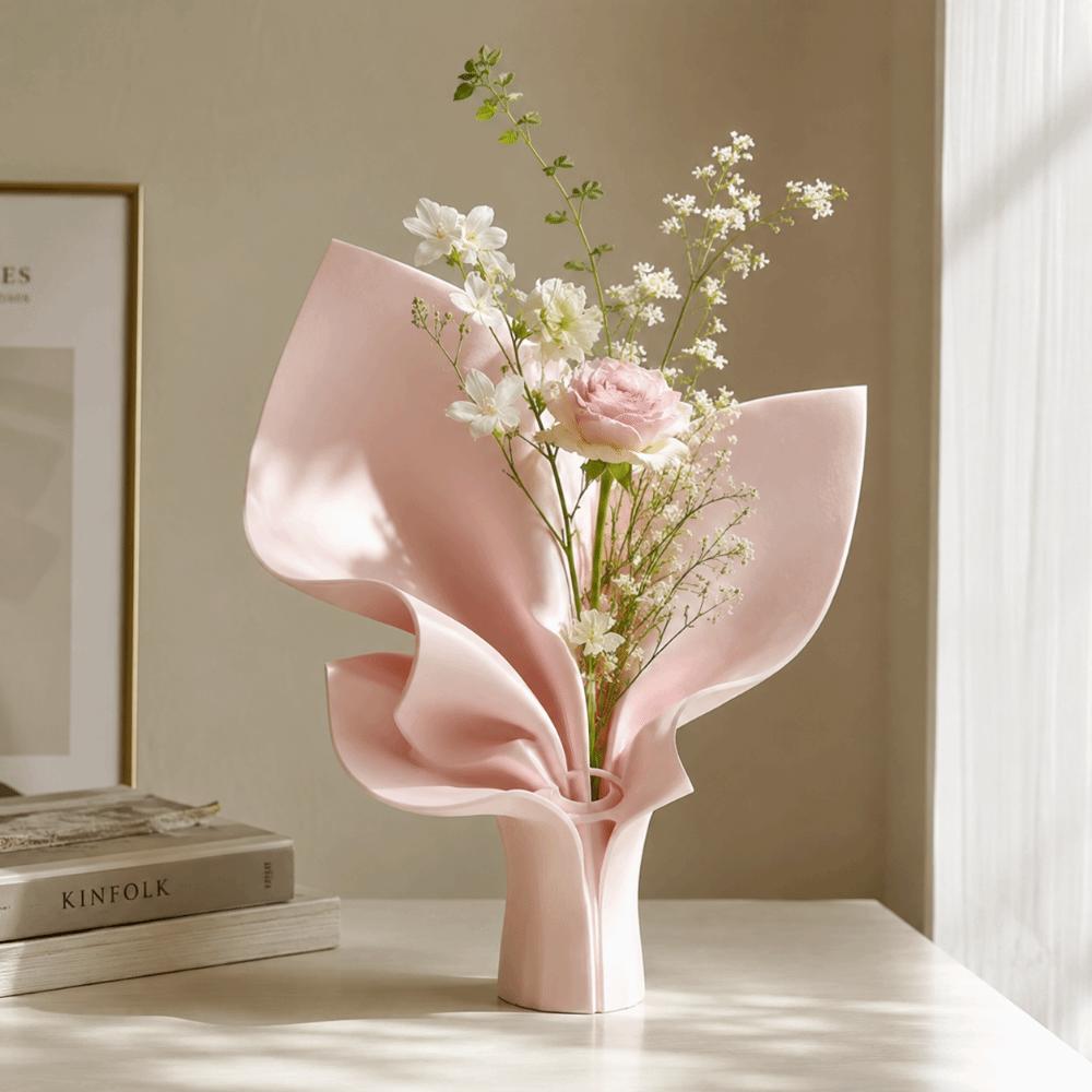 Creative Desktop Ornament 3D Printing Flower Display Container Flower Bouquet Vase Home