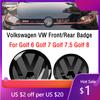 2026 Горячее Для VOLKSWAGEN VW 2 шт. Передний и Задний Значок Для VW Golf 6/Golf 7/Golf 7.5/Golf 8 Не Влияет на ACC Модифицированный Черный Значок F