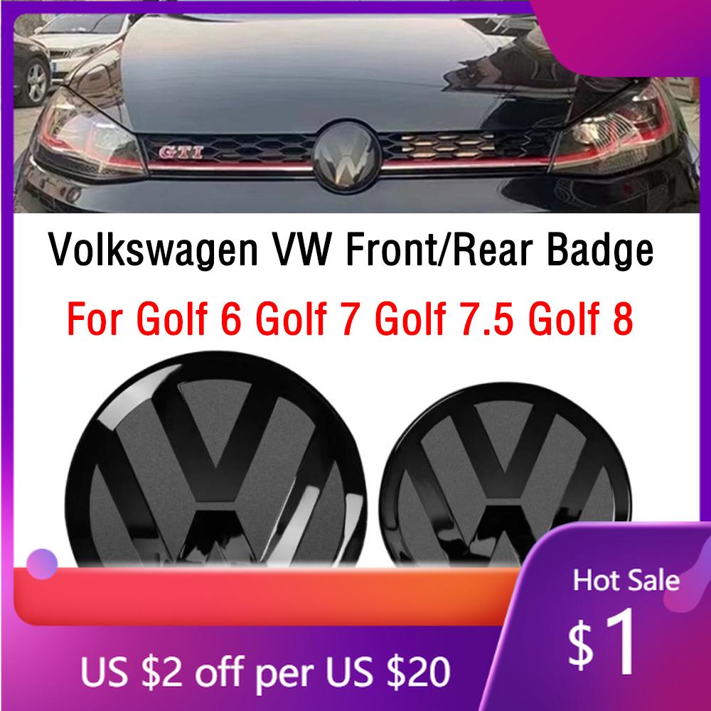 2026 Горячее Для VOLKSWAGEN VW 2 шт. Передний и Задний Значок Для VW Golf 6/Golf 7/Golf 7.5/Golf 8 Не Влияет на ACC Модифицированный Черный Значок F