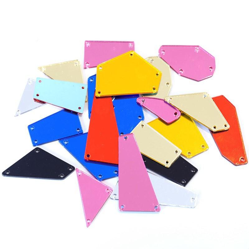 Акриловая ручная шовная дрель, зеркало специальной формы с плоским дном, сделай сам, украшение одежды, ювелирные изделия, зеркальные аксессуары, шовная дрель