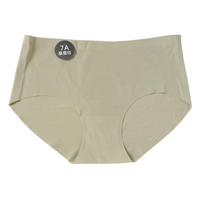 Женские трусики из шелка Mulberry Silk, однотонные, из ледяного шелка, ультратонкие, дышащие