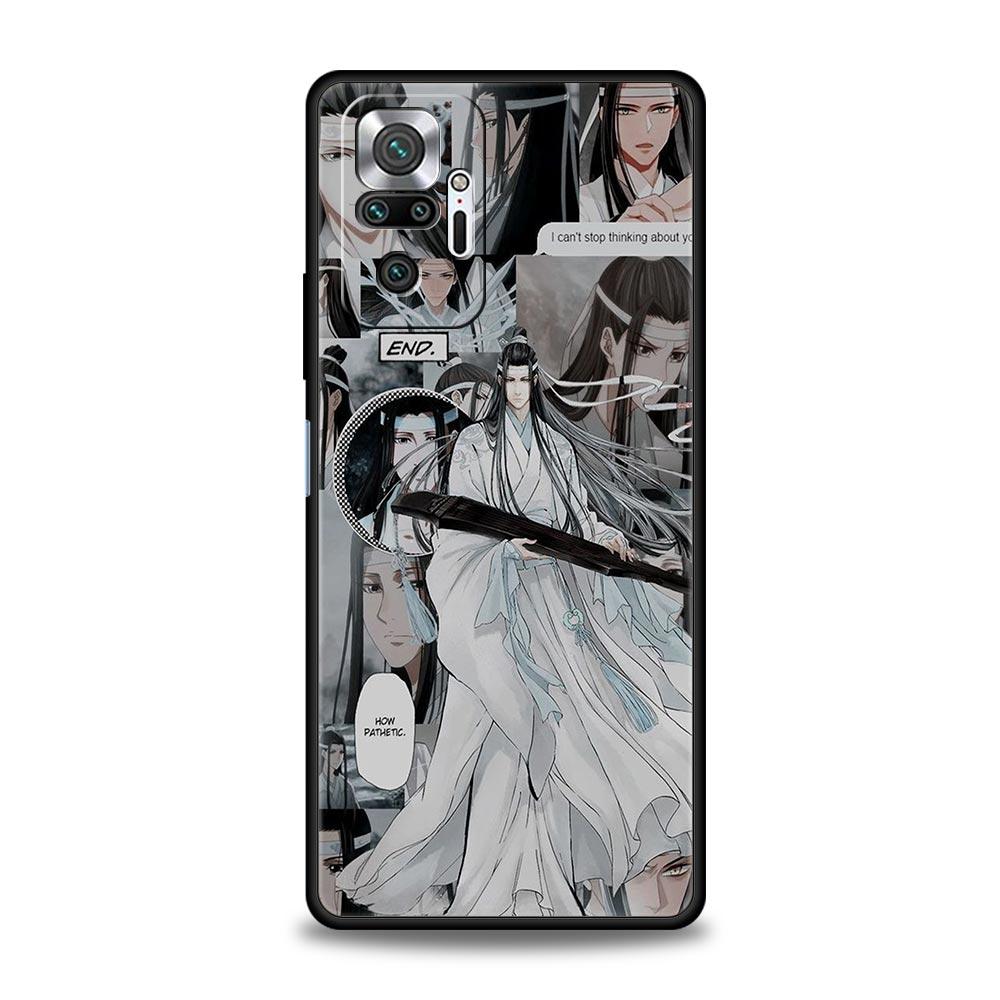 Аниме Mo Dao Zu Shi Wei Wuxian чехол для телефона для Xiaomi Redmi Note 12 11 10 Pro 9S 9 8 7 9T 8T 9C 9A 8A 12 11T 5G K50 игровой чехол
