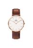 Год импорта Daniel Wellington DW Watch Classic St Mawes 40 мм Watch Brand Стильный Популярный Бизнес Кожаный Подарок Boyfriend [Официальный магазин/2