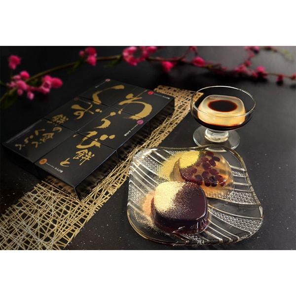 Kawachi Surugaya Рисовые лепешки Вараби и Кудзумоти (кузумоти) 5шт. Вагаси