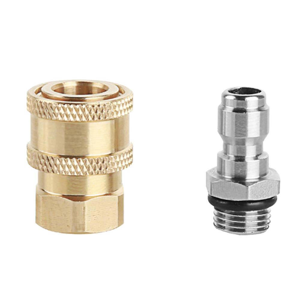 Car Washer Foam Lance Connector 1/4 Inch Quick Connect Socket And Quick Connect With Female M14 For Pressure Washer Water Gun