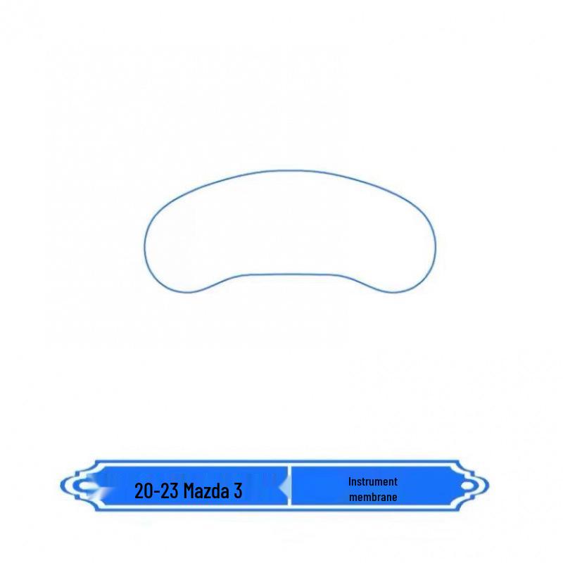 Защитная пленка-наклейка на интерьер Mazda 3 Next Gen - HD Экран